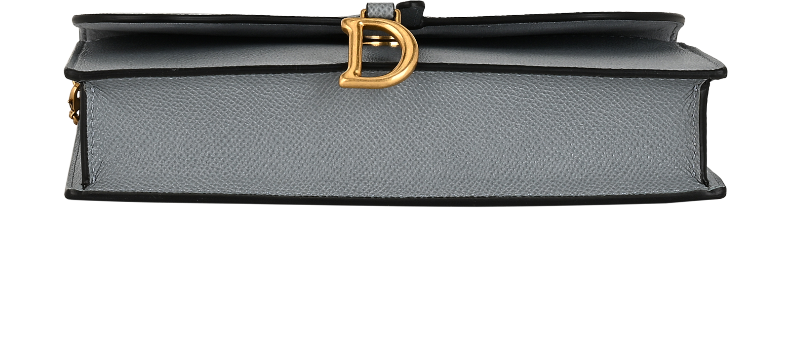 Saddle Chain Crossbody, &pound;850, Handbags, Grey, Leather, Top view